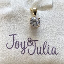 Gouden hanger Joy & Julia zirkonia
