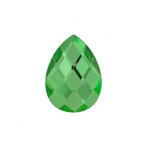 Faceted mirror glass green