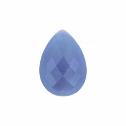 Cat's eye periwinkle blue faceted