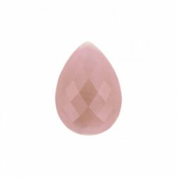 Cat's eye pastel pink faceted