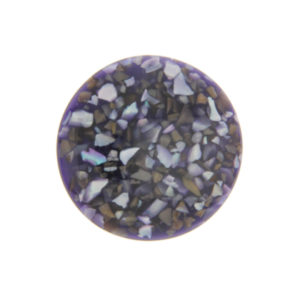 Dark purple in resin crushed shell