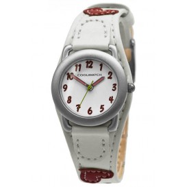 Cool Watch Hartjes wit-rood