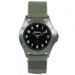 Cool Watch Staal-canvas groen
