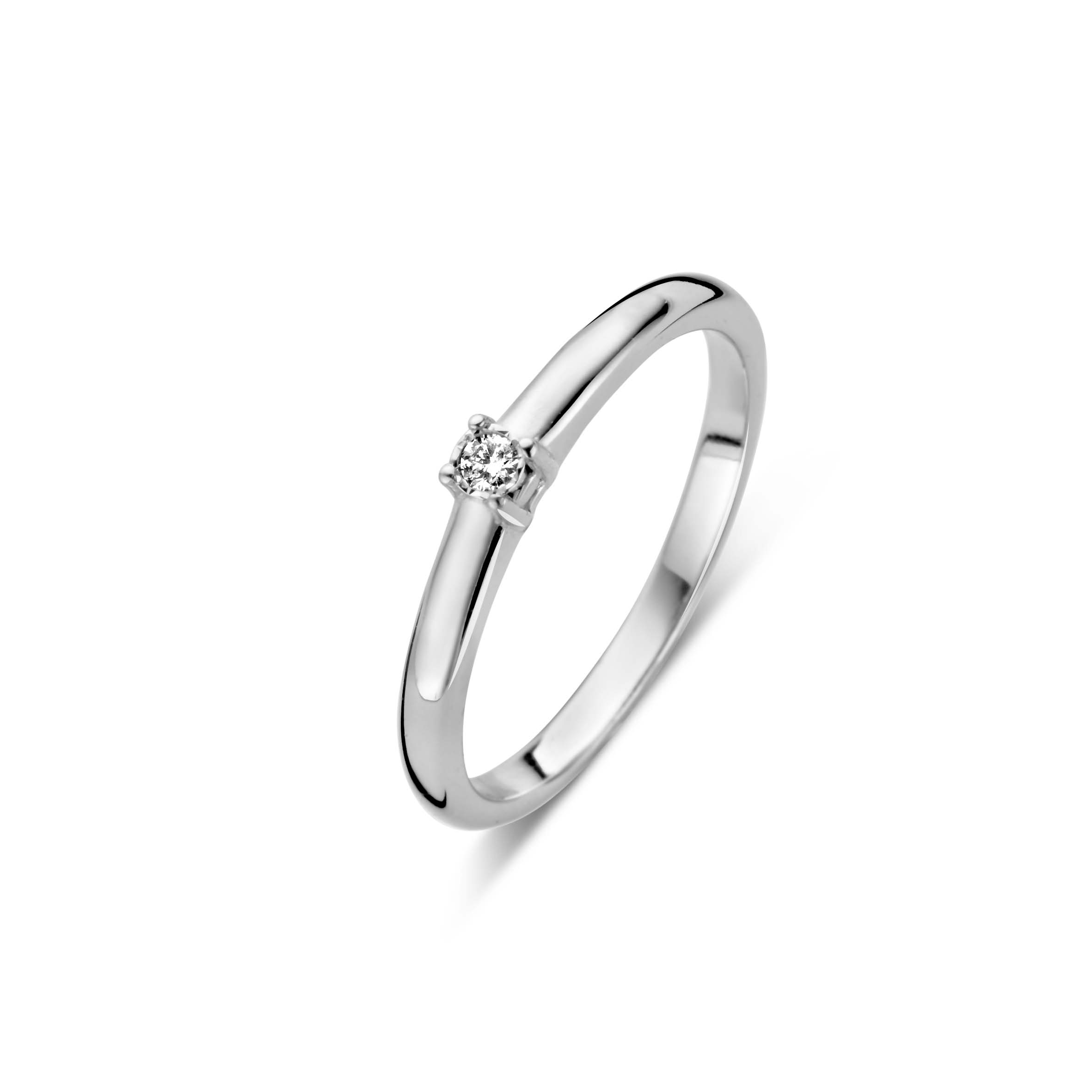 lenen Ruimteschip Handelsmerk Forever Yours zilveren ring met diamant - Juwelier Sjaak knijn
