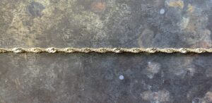 Geelgouden armband 19cm