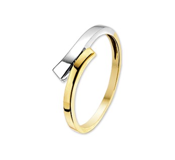 licentie Zielig misdrijf Bicolor gouden ring - Juwelier Sjaak knijn
