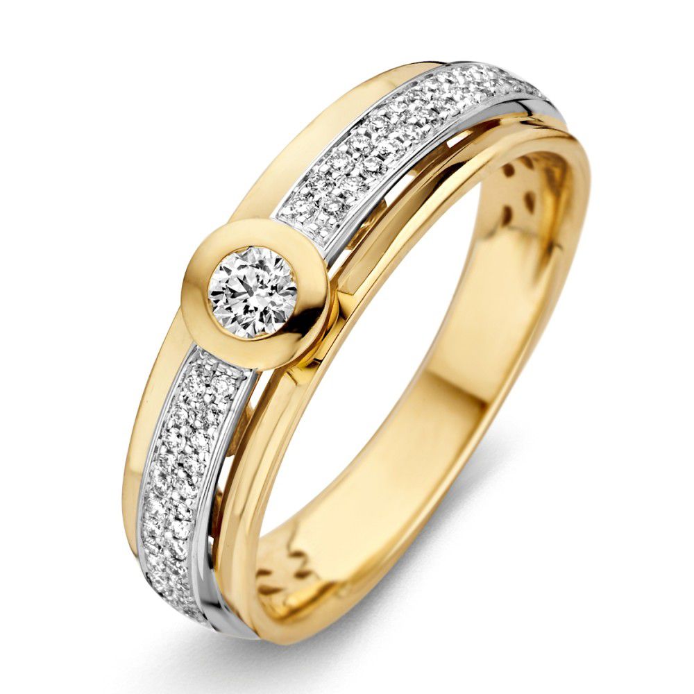 gouden dames ring - Juwelier knijn