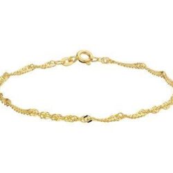Gouden dames armband 2.3 mm breed